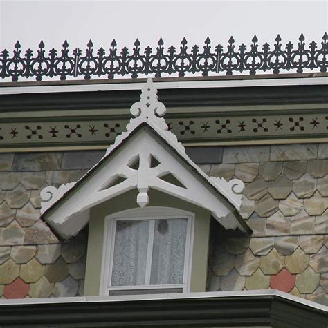 what do you call decorative metal spikes on victorian houses|victorian houses with decorative details.